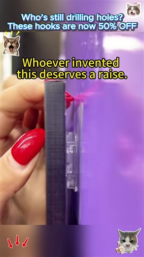 Double-Sided Adhesive Wall Hooks for Easy Organization