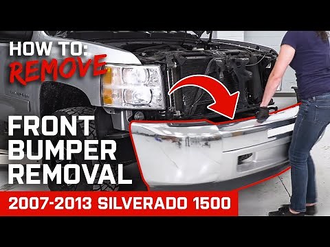 How to Remove Stock Front Bumper | 2007-2013 Silverado 1500