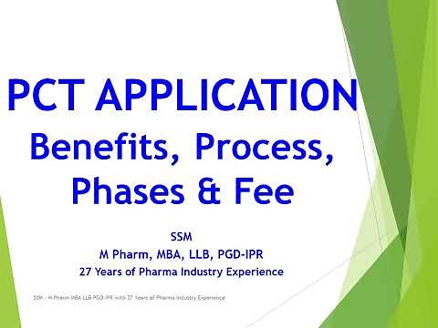 PCT Patent Application - Benefits - Process - Phases - Fee