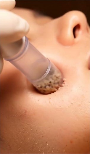 Hidden Smile Fold Blackheads | Extreme Close-Up ASMR #asmr #skincare #skincareroutine #beauty