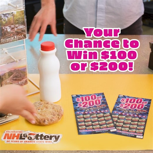 Get an extraORdinary new scratch ticket with $20 $100 or $200! It has over $13 MILLION in $100 and $200 prizes, so you have great odds to win. Grab a ticket today and see if you can win. 🏆💰 | New Hampshire Lottery