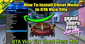 How To install Cheat Menu In GTA Vice City🔥|| Cheat Menu For GTA Vice City😱 || Easy Installation