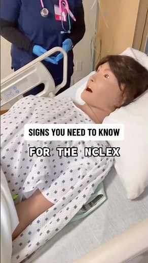 ⚠️‼️ NCLEX SIGNS YOU NEED TO KNOW! #nclex #nurse #nursingschool #nursingstudent #nursingnotes