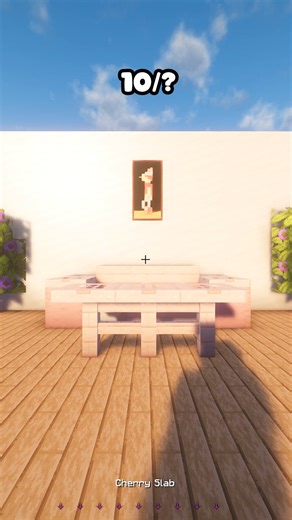 How to build a WORKING Sofa! 🛋️ #Minecraft #Shorts #BuildingHacks Is your living room just for show? 🛋️ Not anymore! In this video, I show you how to build a Working Sofa where you can actually sit down! We use a clever Minecart and Piston trick to hide a "seat" inside a standard stair block. It looks 100% like a normal couch, but when you right-click, you’re officially relaxing! Perfect for Modern Houses, Cozy Cottages, or Roleplay Servers. ✨☕ The Build Secret: Invisible Seat: Hiding the mine