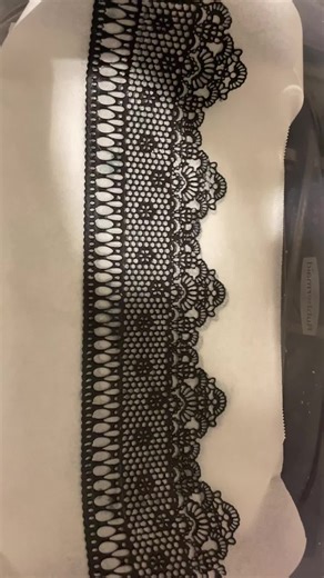 Edible sugar lace so easy and pretty