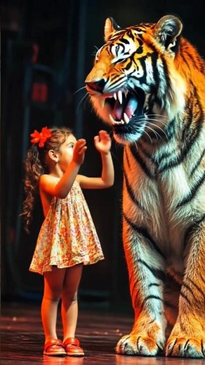 Girl magically transform into animals on Americas Got Talent