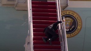 President Joe Biden falls on Air Force One stairs in 2021