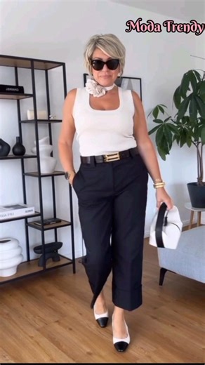 Women over 60 outfits #moda #outfitideas #ootd #outfitoftheday #fyp #2026 #shortvideo #foryou