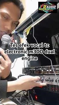 Tes efek vocal tc electronic m300 dual engine made in thailand
