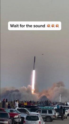 Wait For The Sound | First Starship V3 launch later this week! #spacex #starship #rocket