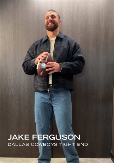 Jake Ferguson's Stylish NFL Look by Abercrombie