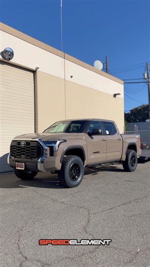 Fitted this ‘26 Toyota Tundra SR5 Crewmax 5.5 with Fuel Off-Road Rebel 6 Wheels 18x9 0 6x139.7 in Black wrapped in 35x12.5 Toyo Open Country A/T III Tires 🛠️ Suspension Upgraded using Rough Country 3.5” Lift Kit Upper Control Arms to Correct Suspension Geometry. Lift Kit Completely Bolt-On & Allows Vehicle to Run Larger Tires for Better Ground Clearance / Off-Road Capability. 🏁 For Wheel & Tire Package, Lift Kit Deals for your Toyota Truck / SUV - His us up 🚨 . . . #speedelement #onetoyotaofo