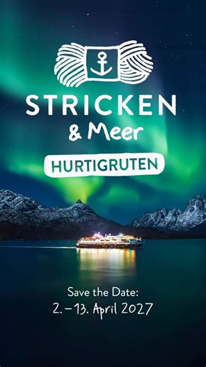 Stricken & Meer on Instagram: "Ahoi Stricken & Meer Hurtigruten 🇳🇴 🧶 Die legendäre Postschiffroute. Jetzt buchen: 2.–12. April 2027 Erlebe Norwegen von seiner schönsten Seite – und nimm Dein Strickprojekt einfach mit! Stricken & Meer lädt Dich ein zu einer ganz besonderen Seereise entlang der legendären Hurtigrute. Begleite uns von Bergen über Kirkenes nach Trondheim: 11 Tage mit Gleichgesinnten, gemütlichen Strickrunden, Workshops, Lesungen, köstlichem Essen, spektakulären Landschaften und g