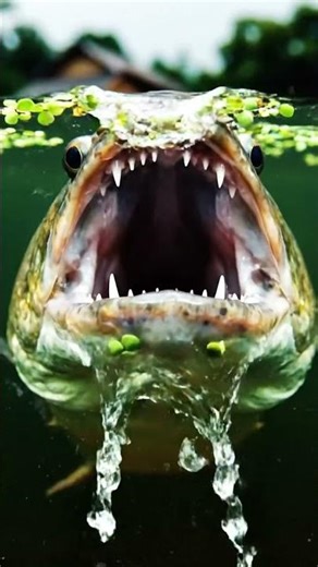 Would You Touch This Mouth 🤯🐟 #teeth #fishing #shorts