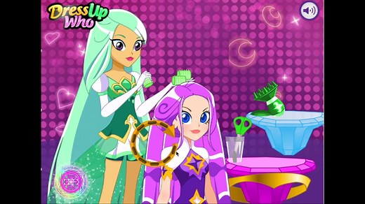 Create new hairstyles for your favorite dolls from the LoliRock series. You can play the game online at DressUpWho #hairgames #hairsalon #html5games #dressupwho #lolirock | Dress Up Who