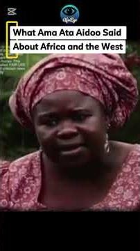 AMA ATA AIDOO: This Interview Challenges How We Think About Africa #shorts #blackhistory #facts