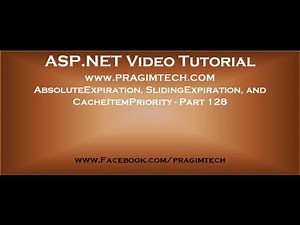 Caching in asp net AbsoluteExpiration, SlidingExpiration, and CacheItemPriority Part 128