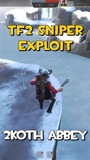 TF2 Sniper Exploit Fixed #shorts #tf2 #teamfortress2