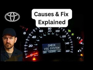 Toyota Check VSC System Light On — Causes and How to Fix It