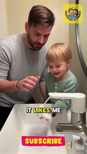 He’s officially a soap magnet! 🧼😂