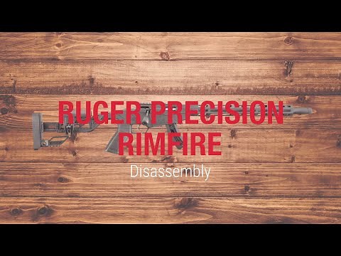 Ruger® Precision® Rimfire Disassembly Tech Tip