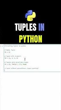How to Create Tuples in Python
