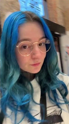 I confess, I think I caved and bought the last pair, which is exactly the same blue as my hair 🩵