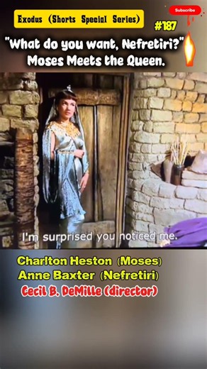 Were you afraid to look at me ✨#TheTenCommandments #CharltonHeston #CecilBDeMille #ClassicHollywood