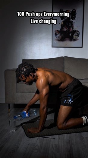 Obiefuna on Instagram: "Do 100 Push Ups Everymorning | Live Changing. I just put together a full 30-day push-up program designed to help you build strength, improve form, and see real results from home. No B.S . Just a solid way to start from home. DM me the word "Challenge" and I’ll send it to you for FREE! 🔥 #showup #homeworkout #Pushups #workout #startathome #gymworkout"