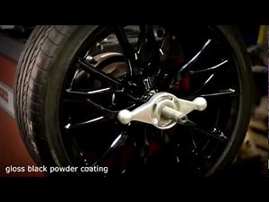 Gloss Black Powder Coated Wheels Demo