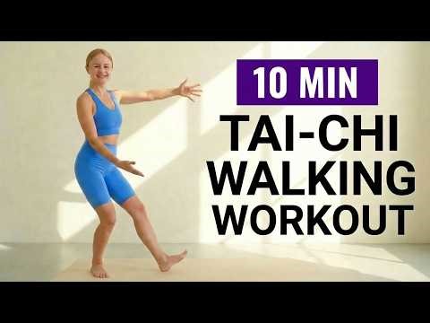 Tai Chi Walking for Beginners (Full Body) Routine for Women | 10-Min