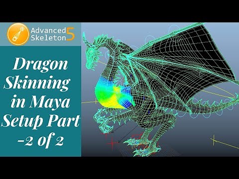 Dragon Rigging in Maya / Advanced Skeleton Setup Part -2 of 2