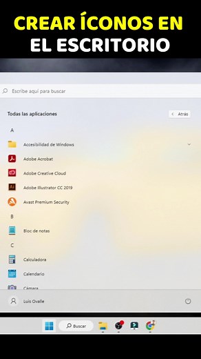 COMO CREAR ÍCONOS EN WINDOWS 11