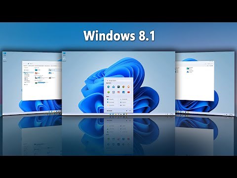 Windows 11 Theme For Windows 8.1 || Make Windows 8.1 Look Like Windows 11 || Windows 8.1 Theme