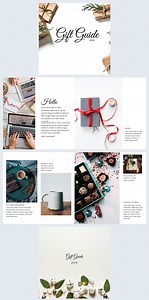 Stunning Gift Guide Template