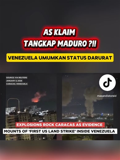 Ledakan di Caracas: Keadaan Darurat di Venezuela