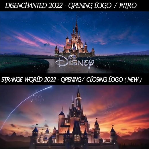 Disenchanted - Opening Logo & StrangeWorld - Opening/ Closing Logo ( Disney 100 Years of Wonder )