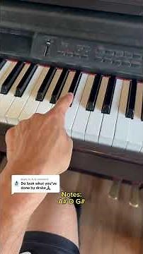 Look What You’ve Done - Drake (piano tutorial) #drake #piano #cover #tutorial