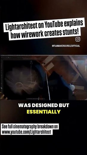 🎬 How Hollywood Movies use wires to defy gravity! Full cinematography breakdown out now! #movies