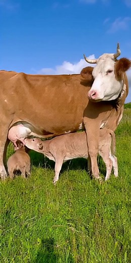 1.4M views · 10K reactions |  “Cute Puppy and Cow Baby – Milk Time Fun!” • • • • • #cows #farm #animals #cowsofinstagram #farmlife #cattle #nature #love #animal #farming #cowgirl #calf #photography #agriculture #farmer #cowstagram #instagram #milk #viral #highlandcow #cowboy #cowlove #reels #art #trending #dairy #cute #countrylife #instagood #happycows | Banana Nibbler | Facebook