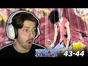 Luffy Defeats Arlong. One Piece Anime Reaction ~ Episode 43-44 Dub