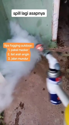tips fogging outdoor #fogging #foggingmachine #bapaknyaayuko