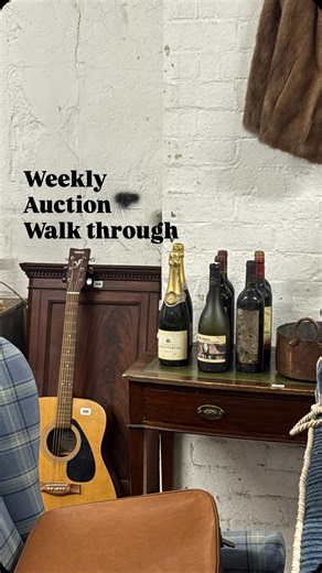 Weekly auction walk through! Our showroom is bursting to the seams with treasure - come down today to view! The auction will be live at 10am tomorrow 🔨 | Ross's Auctioneers & Valuers