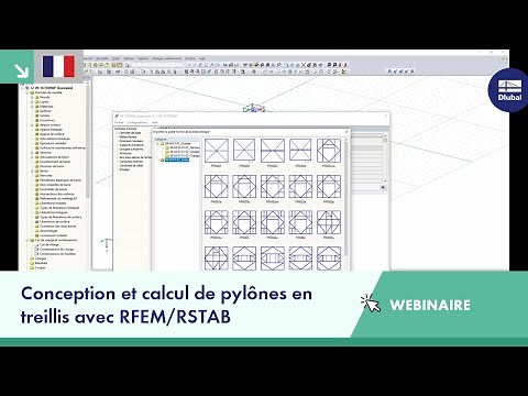 Webinaire: Conception et calcul de pylônes en treillis avec RFEM/RSTAB