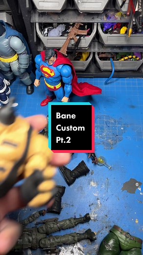 Bane Custom Figure Tutorial with Action Figures and Kitbash Customs
