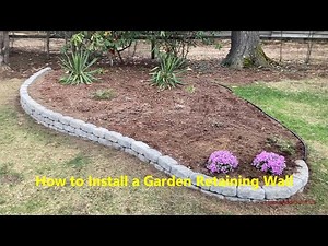 How to Install a Garden Retaining Wall