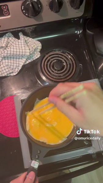 Day 161 - just some omelette practice. Two omus tye shi. #omelette #practice #omurice #foryoupage❤️❤️ #cooktok