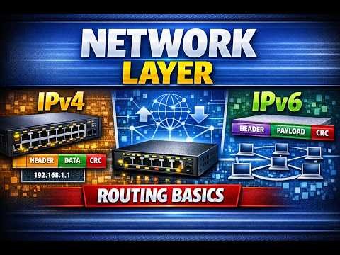 CCNA | Epis 3: Network Layer Explained for Beginners | IPv4 vs IPv6 & Routing Basics