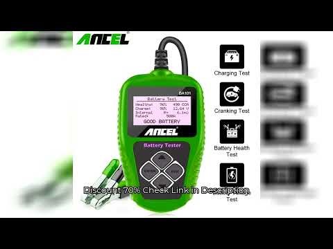 Ancel BA101 Car Battery Tester 12V 100-2000CCA 220AH Auto Load Battery Analyzer Multi languages Car