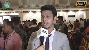 An emerging student of APTECH Pakistan presenting their project in APTECH vision | Aptech Learning Pakistan